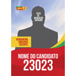 Cartaz vermelho